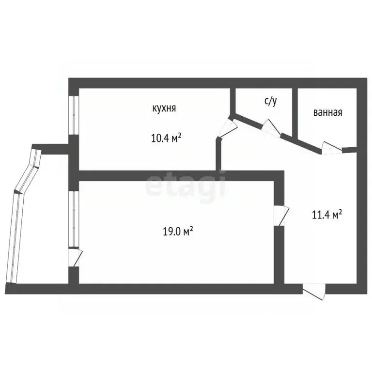 1-к кв. Воронежская область, Воронеж Московский просп., 147а (49.1 м) - Фото 2