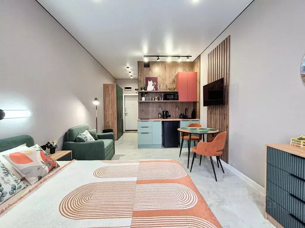 Студия Краснодарский край, Сочи ул. Искры, 88к8 (23.0 м) - Фото 1