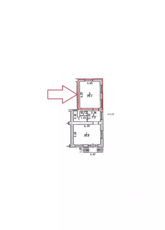 Торговая площадь в Санкт-Петербург Гражданский просп., 72 (29 м) - Фото 2