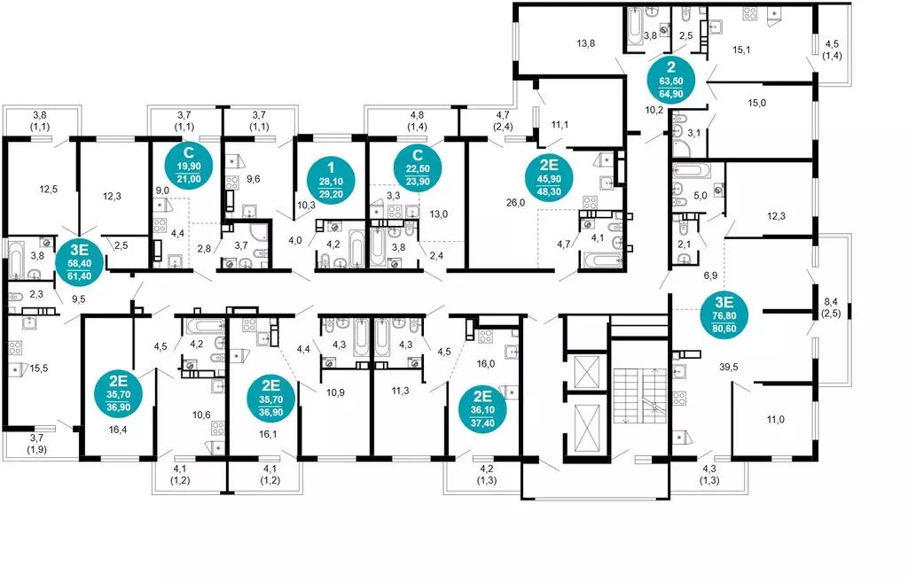 2-к кв. Краснодарский край, Сочи Кудепста мкр,  (64.9 м) - Фото 1