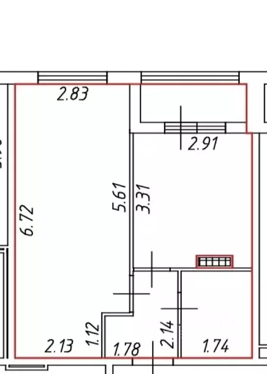 1-к кв. Ленинградская область, Всеволожский район, Заневское городское ... - Фото 1