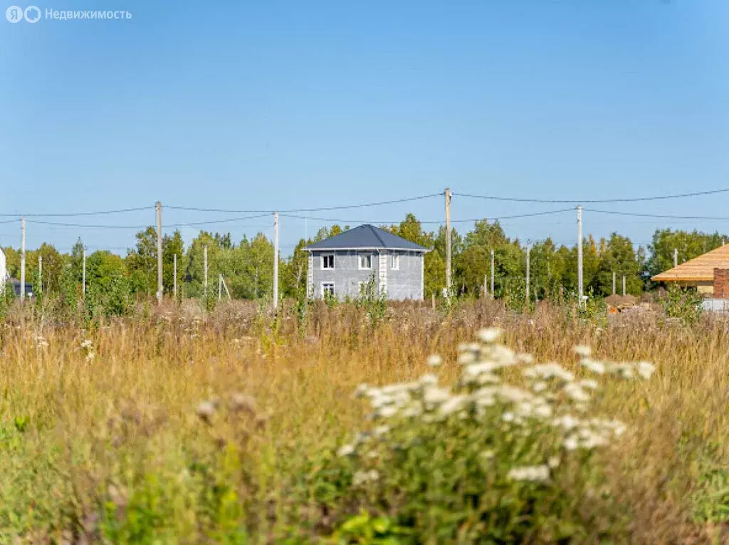 Участок в Тюменский район, деревня Малиновка (7 м) - Фото 1