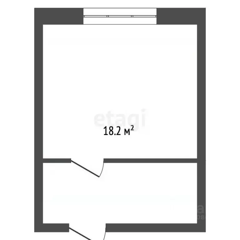 1-к кв. Томская область, Томск Транспортная ул., 4 (18.2 м) - Фото 2