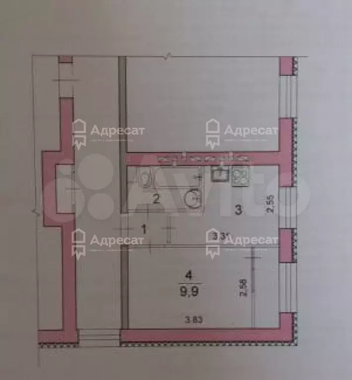 1-к. квартира, 21,5 м, 4/7 эт. - Фото 1
