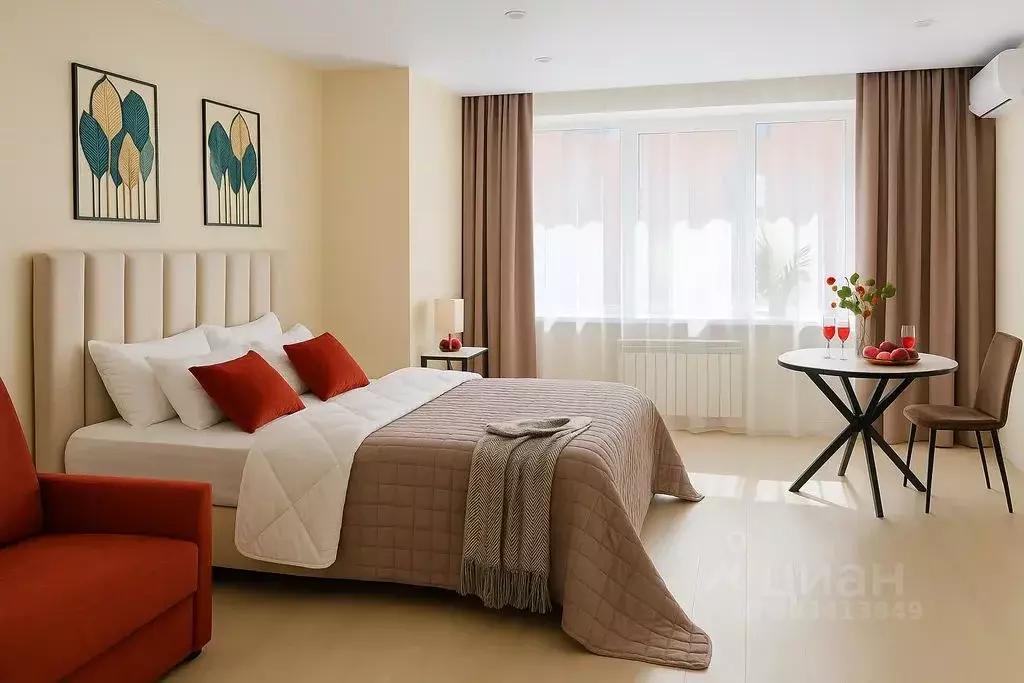 Студия Самарская область, Самара Комсомольская ул., 7 (26.0 м) - Фото 1