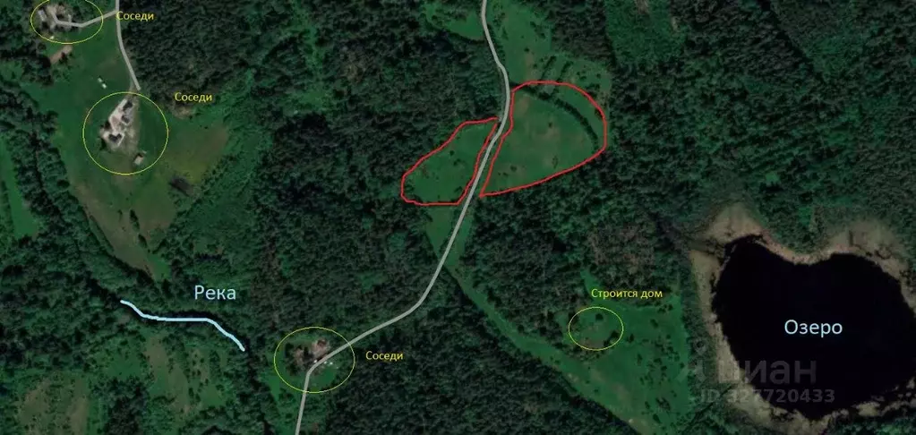 Участок в Карелия, Лахденпохский муниципальный округ, Куркиекское ... - Фото 2