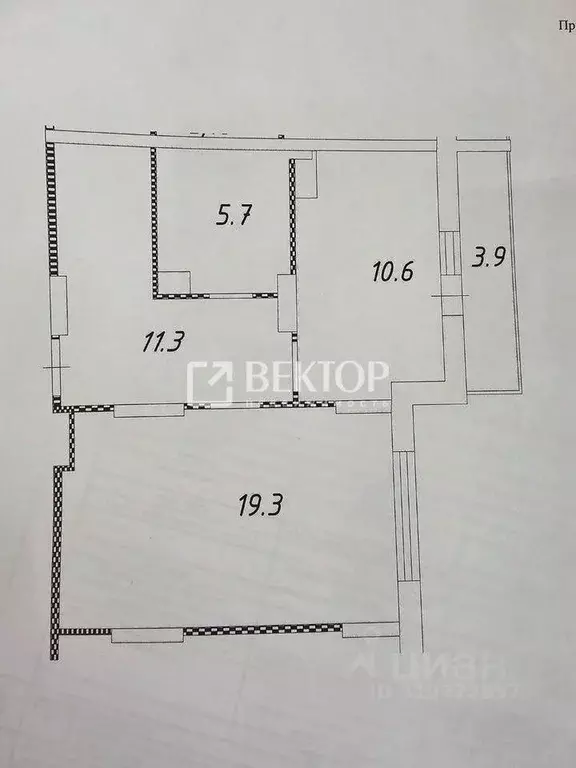 1-к кв. Ивановская область, Иваново Дюковская ул., 27А (50.8 м) - Фото 0
