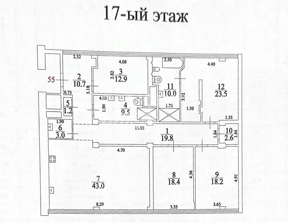 5-к кв. Москва Нахимовский просп., 73 (173.0 м) - Фото 2