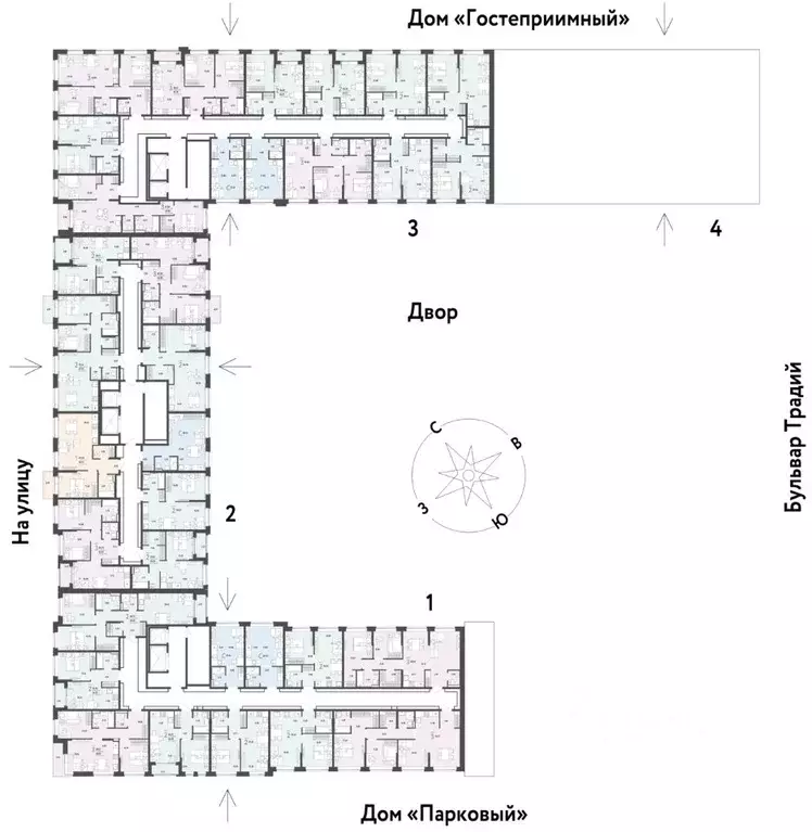 3-к кв. Тюменская область, Тюмень ул. Новоселов, 100 (70.16 м) - Фото 1