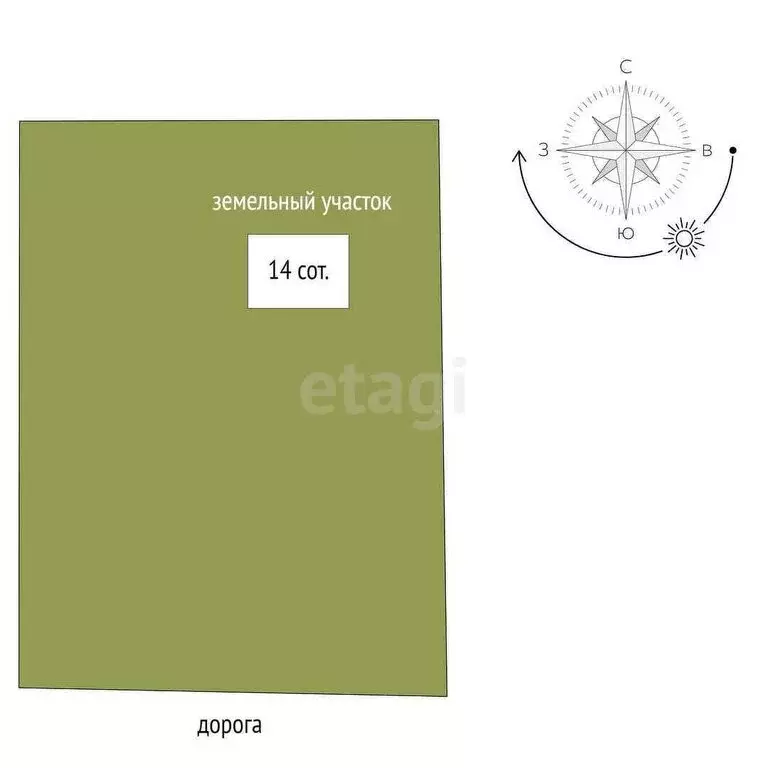 Участок в Тюменская область, Ярковский муниципальный округ, село ... - Фото 1