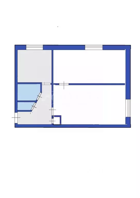 2-к кв. Кемеровская область, Березовский ул. Фурманова, 1 (48.1 м) - Фото 2