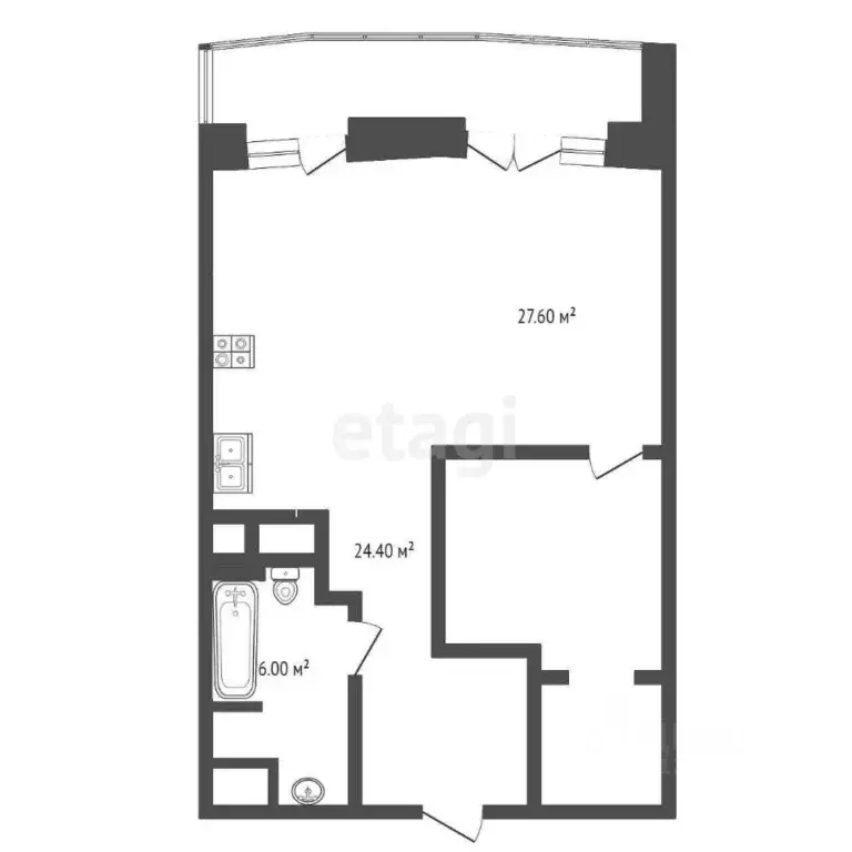 1-к кв. Москва ул. Покрышкина, 8 (60.0 м) - Фото 1