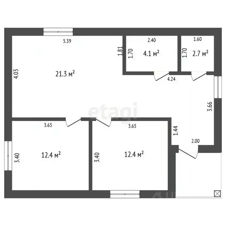 Дом в Тюменская область, Тюмень СОСН Березка-3 тер., ул. 11-я (67 м) - Фото 2