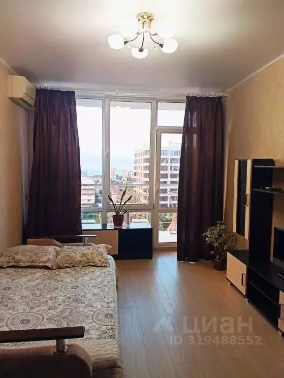 1-к кв. Краснодарский край, Сочи Светлана мкр, ул. Лысая Гора, 27/16 ... - Фото 0