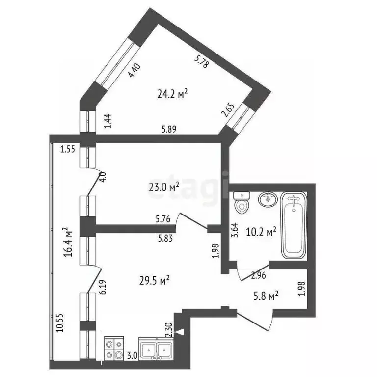 3-к кв. Крым, Ялта муниципальный округ, Гурзуф пгт ул. Ялтинская, ... - Фото 2