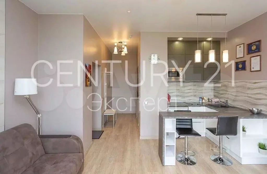 Студия Калининградская область, Светлогорск ул. Верещагина, 12 (34.0 ... - Фото 2