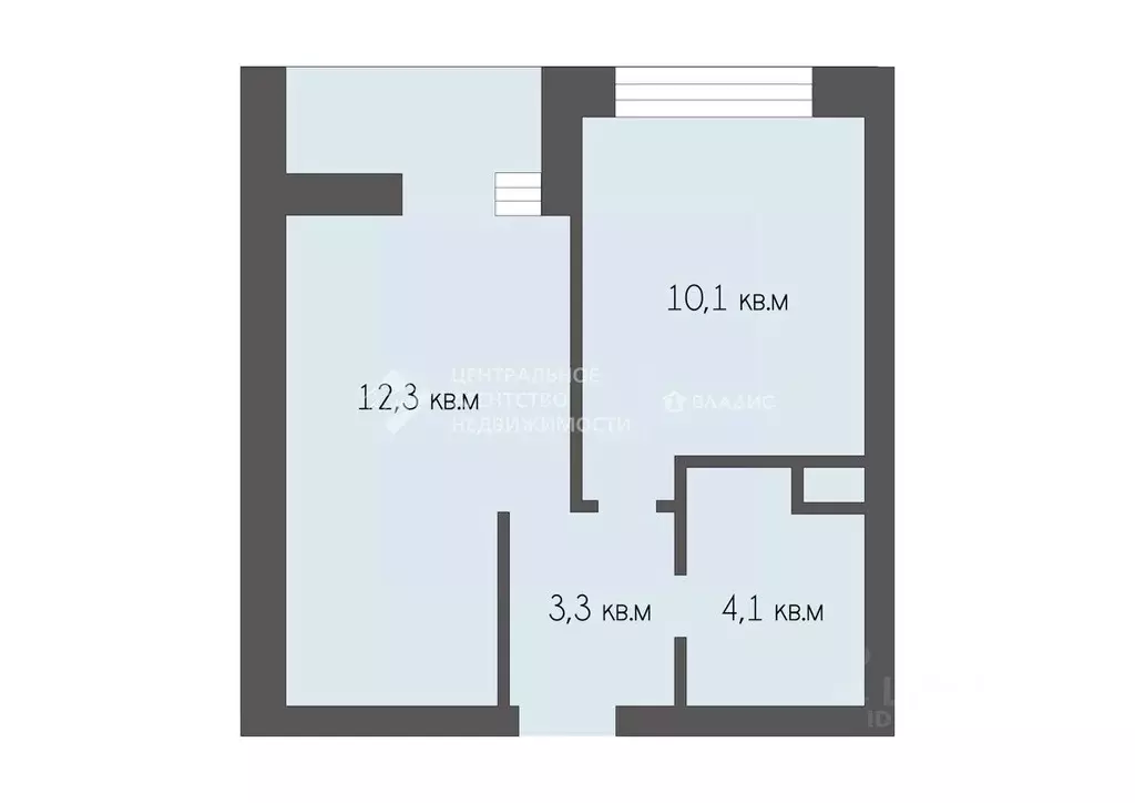 1-к кв. Рязанская область, Рязанский муниципальный округ, с. Дядьково ... - Фото 2