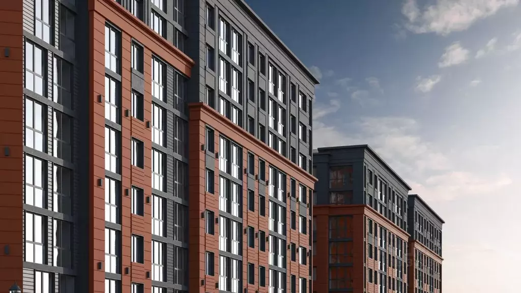 2-к кв. Калининградская область, Калининград Мой Город жилой комплекс ... - Фото 2