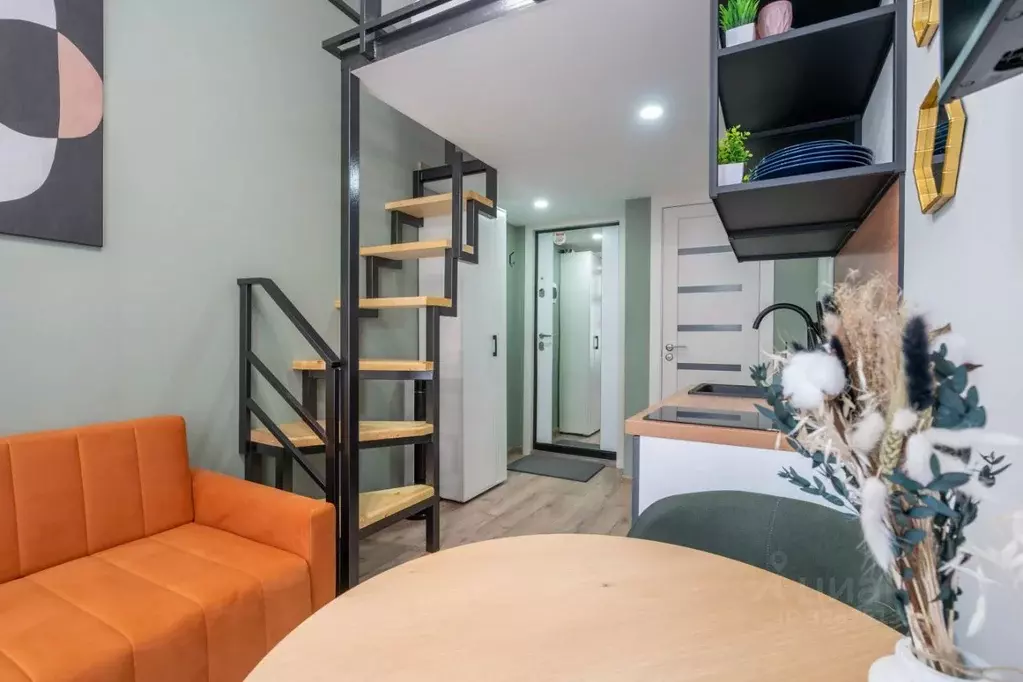 Студия Санкт-Петербург Греческий просп., 17 (13.3 м) - Фото 1