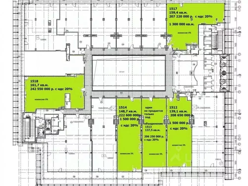 Офис в Москва 2-я Брестская ул., 6 (236 м) - Фото 1