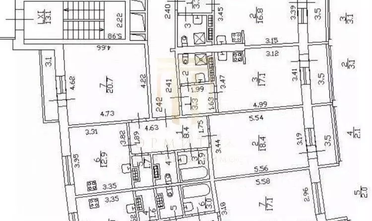 2-к кв. Санкт-Петербург просп. Авиаконструкторов, 49 (69.0 м) - Фото 2
