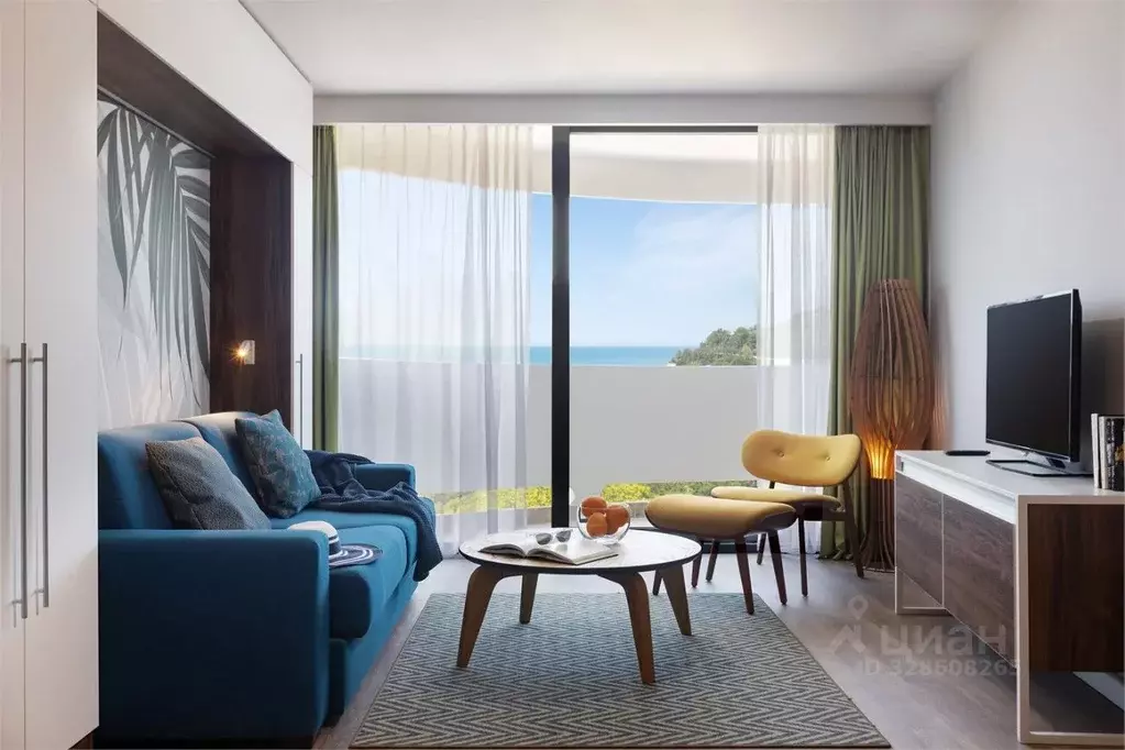 2-к кв. Краснодарский край, Сочи городской округ, Дагомыс пгт ул. ... - Фото 1