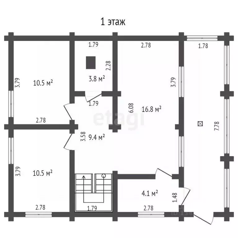 Дом в Марий Эл, Килемарский муниципальный округ, с. Юксары ул. ... - Фото 2