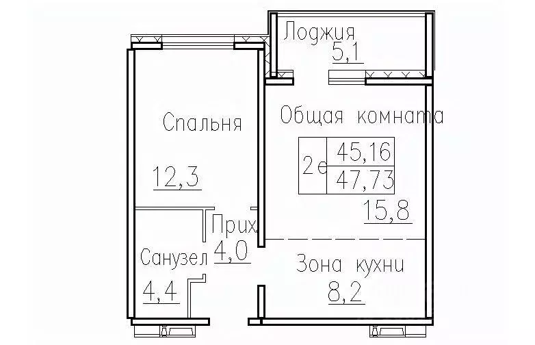2-к кв. Новосибирская область, Новосибирский район, Мичуринский ... - Фото 0