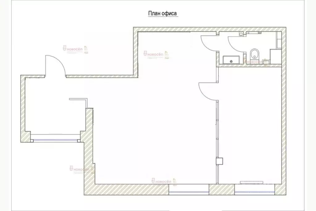 Офис в Свердловская область, Екатеринбург ул. Колмогорова, 5/1 (64 м) - Фото 2