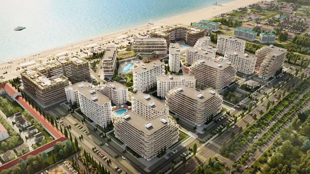 Апартаменты-студия, 38,1 м, 7/8 эт. - Фото 1