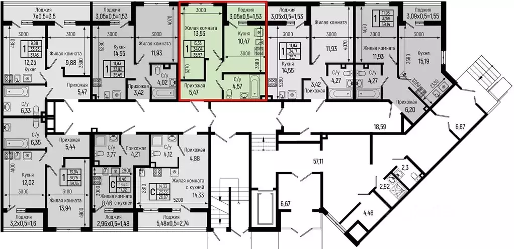 1-к кв. Краснодарский край, Туапсинский муниципальный округ, с. Небуг ... - Фото 2