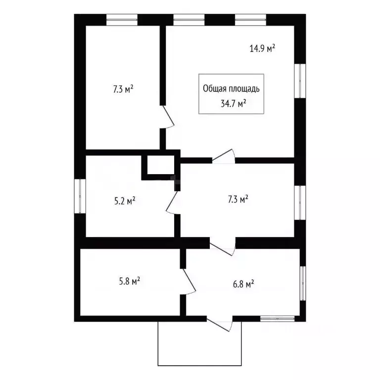 Дом в Новосибирская область, Искитим Алма-Атинская ул., 20 (35 м) - Фото 1
