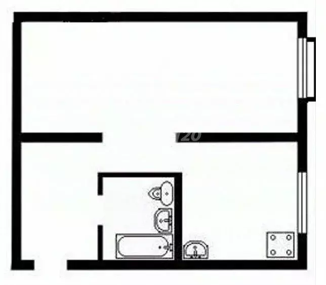 1-к кв. Челябинская область, Челябинск ул. Курчатова, 14 (31.5 м) - Фото 1