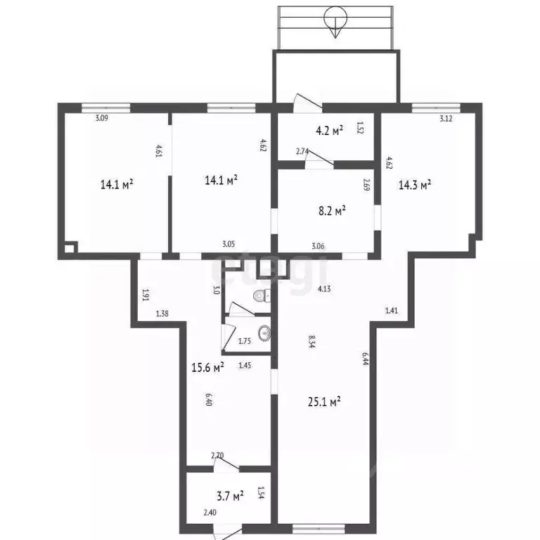 Торговая площадь в Ленинградская область, Мурино Всеволожский район, ... - Фото 2