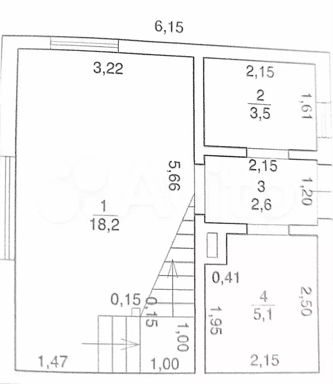 Дом 63 м на участке 3,9 сот. - Фото 1