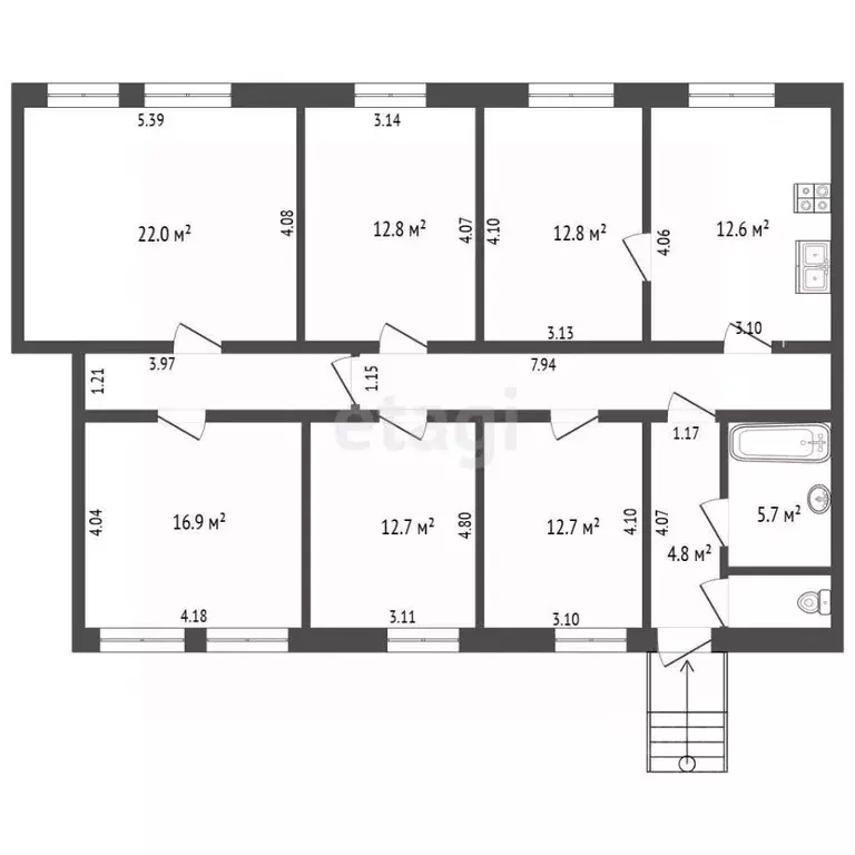 6-к кв. Московская область, Люберцы городской округ, Малаховка пгт ул. ... - Фото 2
