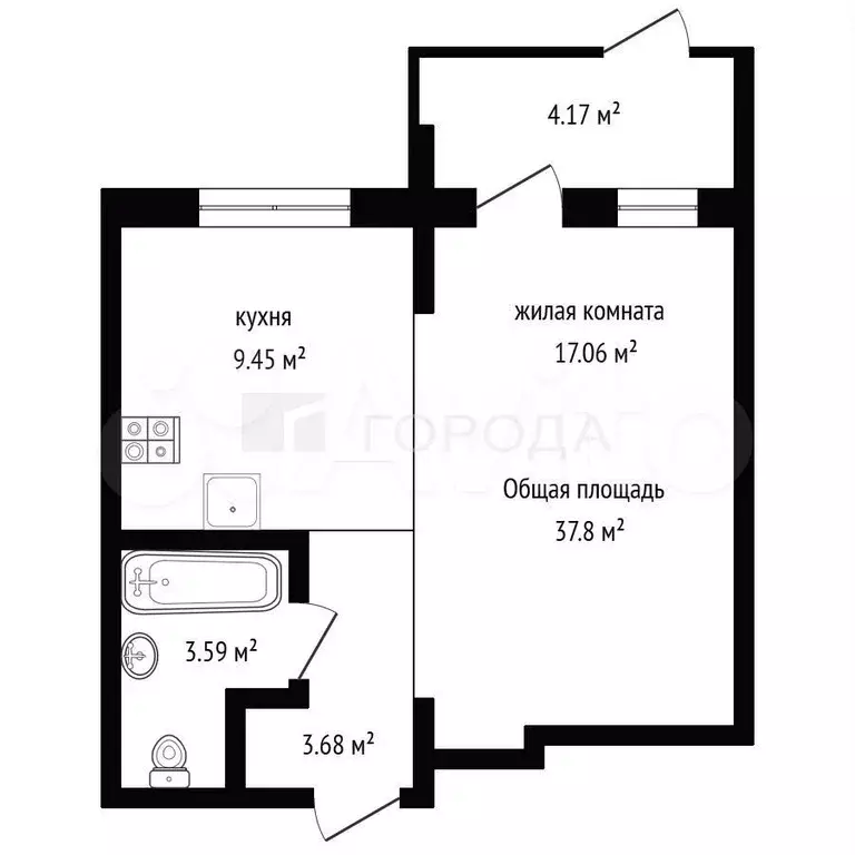 Продам офисное помещение, 37.8 м - Фото 0