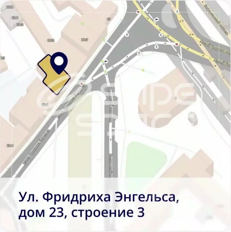 Помещение свободного назначения в Москва ул. Фридриха Энгельса, 23С1 ... - Фото 1