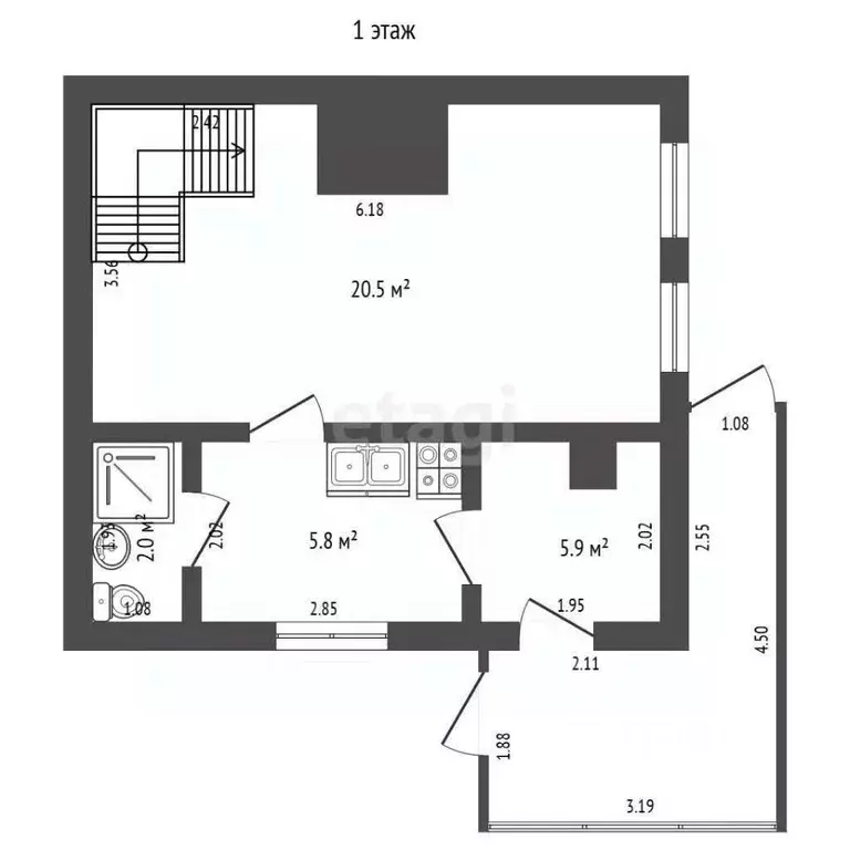 Дом в Омская область, Омский район муниципальный округ, Зеленая Падь ... - Фото 2