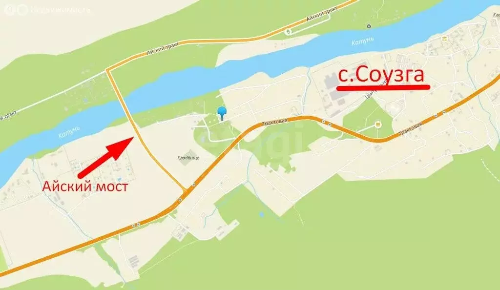 Участок в село Соузга, Новый переулок (8.58 м) - Фото 2