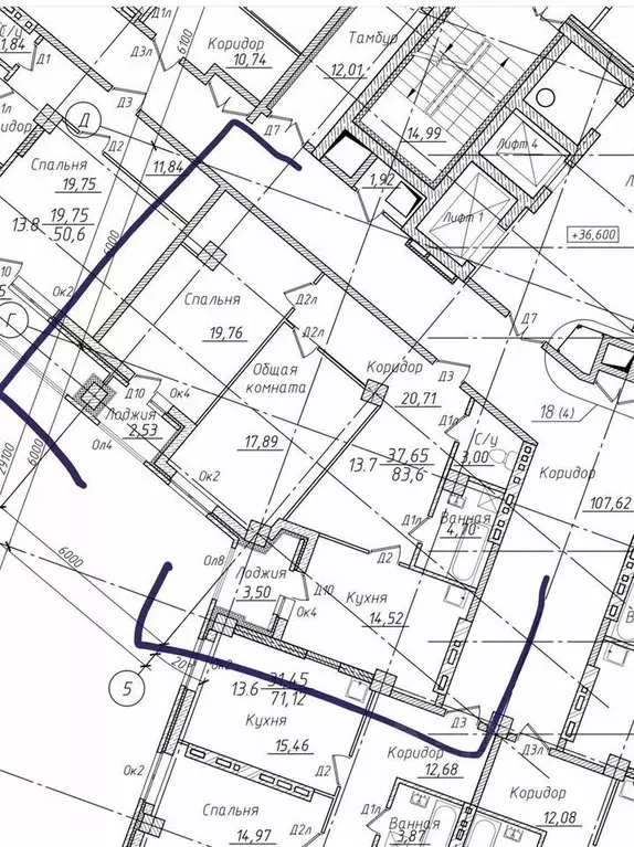 2-к кв. Самарская область, Тольятти Спортивная ул., 33 (80.0 м) - Фото 0