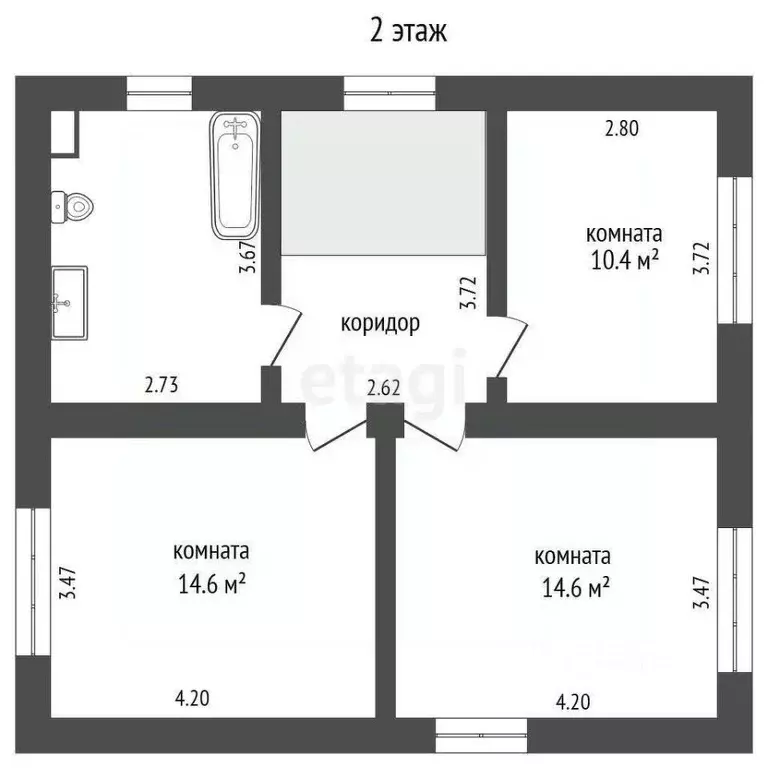 Дом в Тюменская область, Нижнетавдинский муниципальный округ, Геолог-2 ... - Фото 1