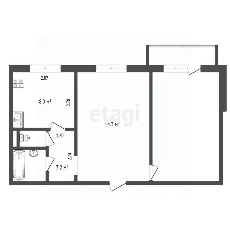 Комната Орловская область, Орел ул. Нормандия-Неман, 74 (14.3 м) - Фото 1