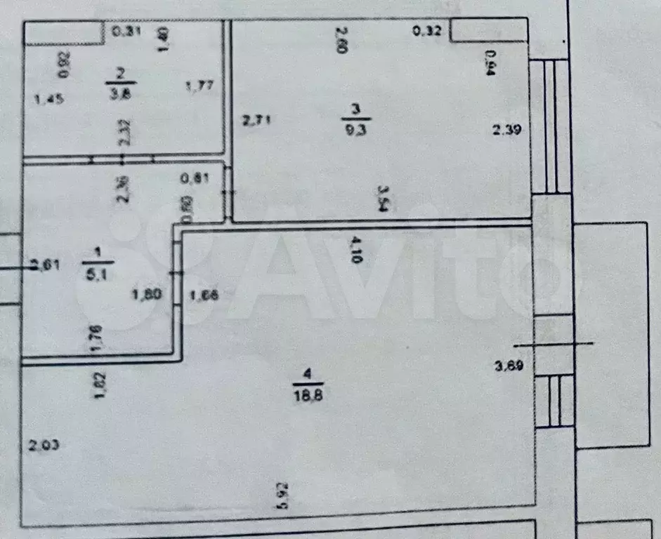 1-к. квартира, 37 м, 3/9 эт. - Фото 0