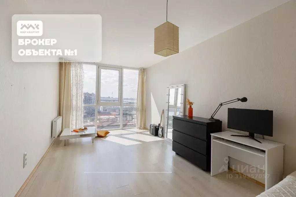 Квартира, 1 комната, 52.4 м - Фото 0
