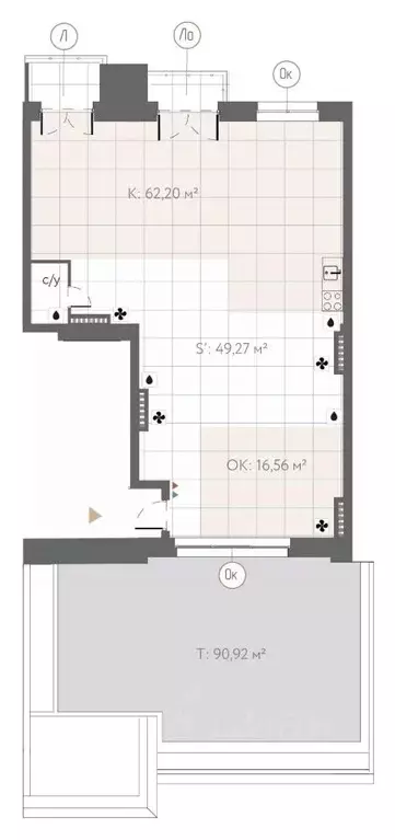 3-к кв. Иркутская область, Иркутск ул. Сурикова, 21А (224.87 м) - Фото 0