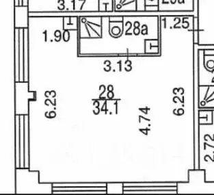 Помещение свободного назначения в Москва Нижегородская ул., 32С15 (567 ... - Фото 2
