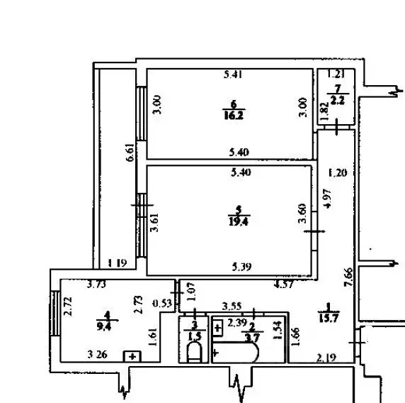 2-к кв. Свердловская область, Екатеринбург ул. Чекистов, 5 (68.1 м) - Фото 2