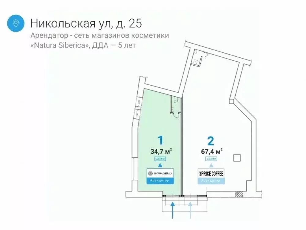 Торговая площадь в Москва Никольская ул., 25 (35 м) - Фото 1