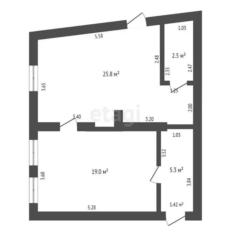 Офис (50.8 м) - Фото 0